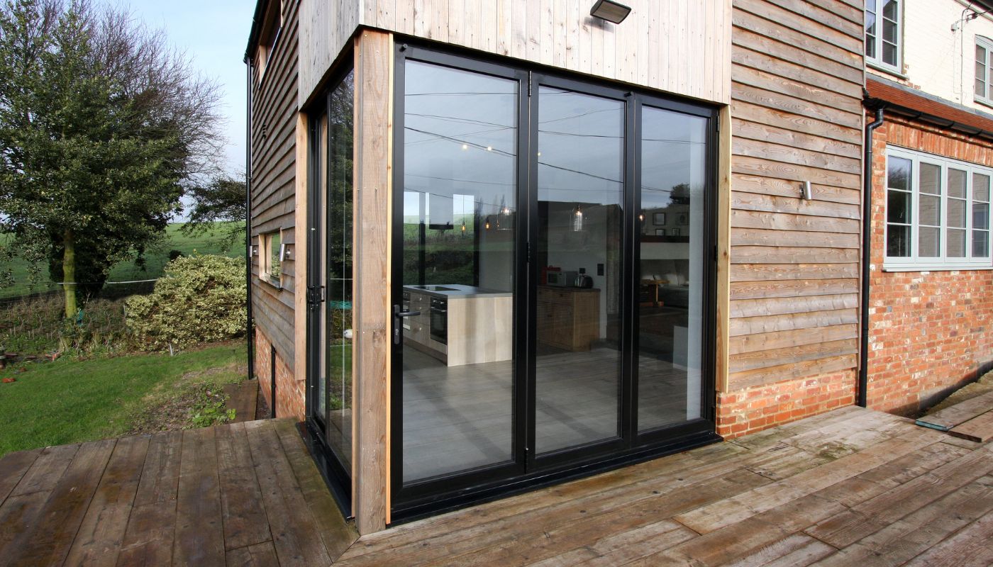 Aluminium bifold door - Sieger 110 - Sieger Systems - Eastington Lane